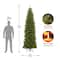 9ft. Unlit North Valley™ Spruce Pencil Slim Artificial Christmas Tree